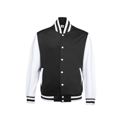 (UVJ05) Polyester Varsity Jacket